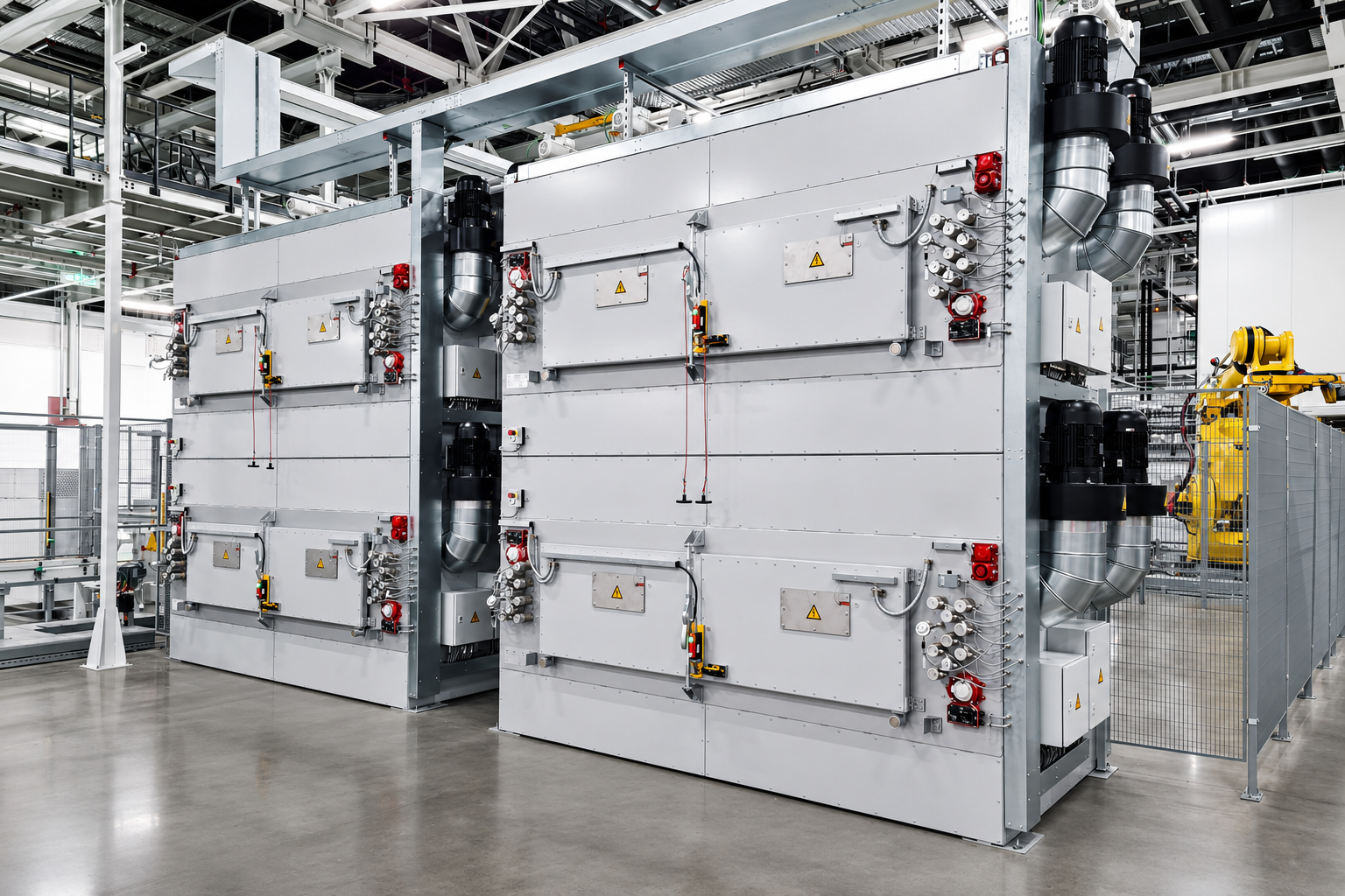 Erwärmung von Batteriezellen im Kammerofen